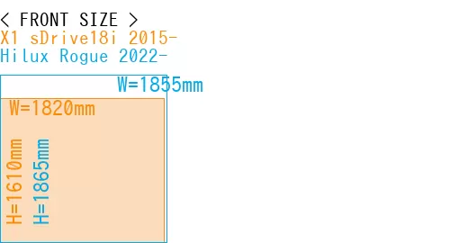 #X1 sDrive18i 2015- + Hilux Rogue 2022-